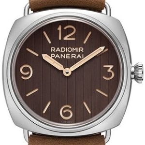 Panerai Herrklocka PAM01243 Radiomir Brun/Läder Ø45 mm