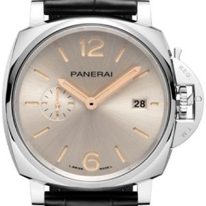 Panerai Herrklocka PAM01249 Luminor Rosa/Läder Ø42 mm