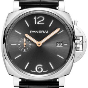 Panerai Herrklocka PAM01250 Luminor Grå/Läder Ø42 mm