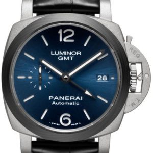 Panerai Herrklocka PAM01279 Luminor Blå/Läder Ø42 mm