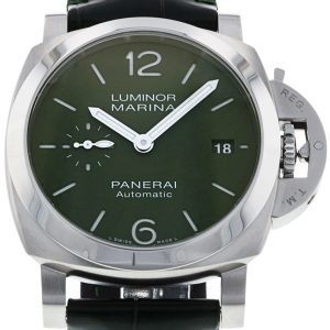 Panerai Herrklocka PAM01304 Luminor Grön/Läder Ø40 mm