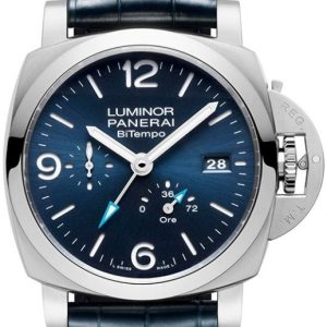 Panerai Herrklocka PAM01361 Luminor Blå/Läder Ø44 mm