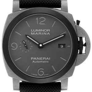 Panerai Herrklocka PAM01662 Luminor Grå/Läder Ø44 mm