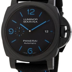 Panerai Herrklocka PAM02661 Luminor Svart/Textil Ø44 mm