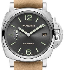 Panerai PAM00755 Luminor Grå/Läder Ø38 mm