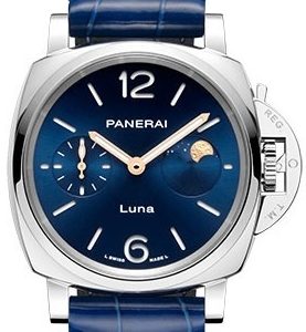 Panerai PAM01179 Luminor Due Blå/Läder Ø38 mm