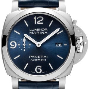 Panerai PAM01370 Luminor Blå/Läder Ø40 mm