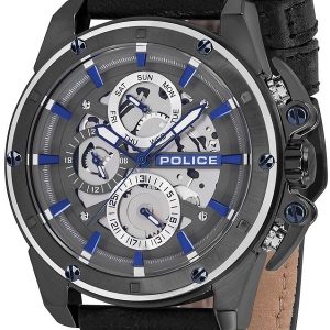 Police 99999 Herrklocka PL14688JSUS.13 Grå/Läder Ø47 mm