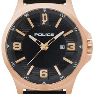 Police 99999 Herrklocka PL15384JSR.02 Svart/Läder Ø44 mm