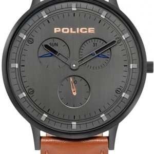 Police 99999 Herrklocka PL15968JSB.39 Grå/Läder Ø42 mm