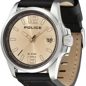 Police Herrklocka P12591JS14 Beige/Läder Ø44 mm