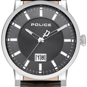 Police Herrklocka PL15404JS.13 Svart/Läder Ø42 mm