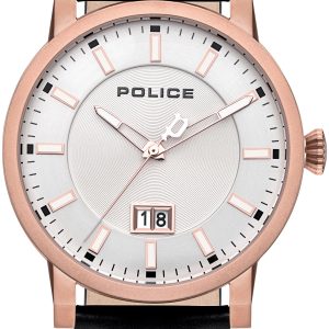 Police Herrklocka PL15404JSR.04 Collin Silverfärgad/Läder Ø43 mm