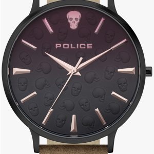 Police Herrklocka PL16023JSB.02 Tasman Svart/Läder Ø42 mm