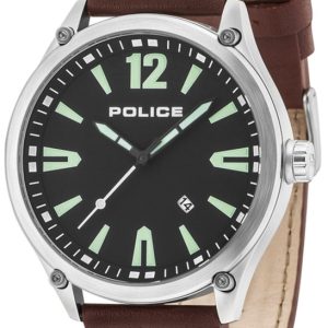 Police Herrklocka R1451287002 Svart/Läder Ø48 mm