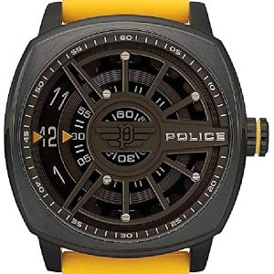 Police Herrklocka R1451290006 Speed Head Svart/Gummi Ø52 mm