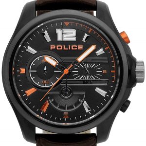 Police Herrklocka R1471294002 Denver Svart/Textil Ø46 mm