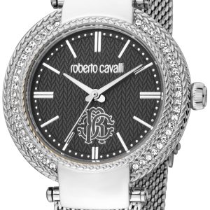 Roberto Cavalli by Franck Muller Damklocka RC5L023M0025 Svart/Stål