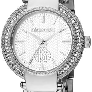 Roberto Cavalli by Franck Muller Damklocka RC5L023M0055 Vit/Stål