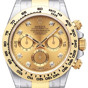 Rolex Cosmograph Daytona Herrklocka 116503-0006 Gulguldstonad/18