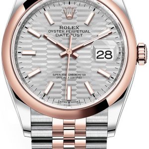 Rolex Damklocka 126201-0033 Datejust 36 Silverfärgad/18 karat