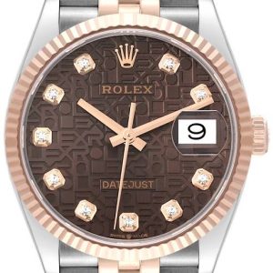 Rolex Damklocka 126231-0025 Datejust 36 Brun/18 karat roséguld Ø36