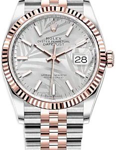 Rolex Damklocka 126231-0031 Datejust 36 Silverfärgad/18 karat