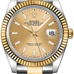 Rolex Damklocka 126233-0016 Datejust 36 Gulguldstonad/18 karat gult