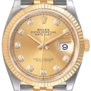 Rolex Damklocka 126233-0017 Datejust 36 Gulguldstonad/18 karat gult