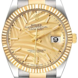 Rolex Damklocka 126233-0038 Datejust 36 Gulguldstonad/18 karat gult