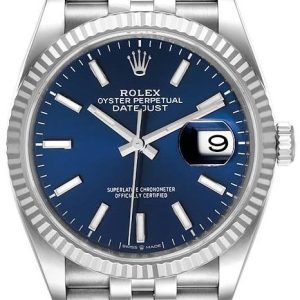 Rolex Damklocka 126234-0017 Datejust 36 Blå/Stål Ø36 mm