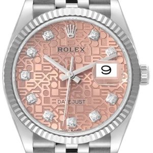 Rolex Damklocka 126234-0023 Datejust 36 Rosa/Stål Ø36 mm