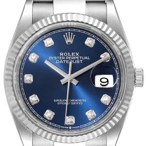 Rolex Damklocka 126234-0038 Datejust 36 Blå/Stål Ø36 mm