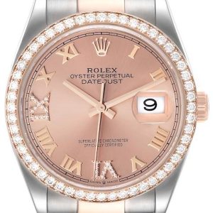 Rolex Damklocka 126281RBR-0016 Datejust 36 Roséguldstonad/18 karat