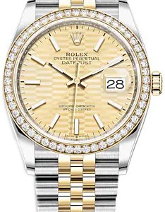 Rolex Damklocka 126283RBR-0025 Datejust 36 Gulguldstonad/18 karat