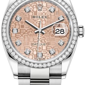 Rolex Damklocka 126284RBR-0016 Datejust 36 Roséguldstonad/Stål Ø36