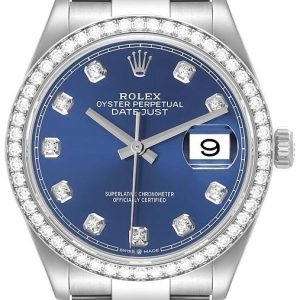 Rolex Damklocka 126284RBR-0030 Datejust 36 Blå/Stål Ø36 mm