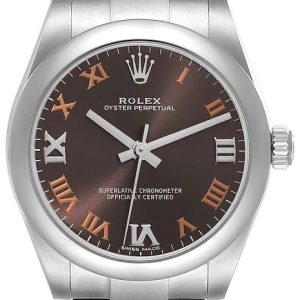 Rolex Damklocka 177200-0018 Oyster Perpetual 31 Grå/Stål Ø31 mm