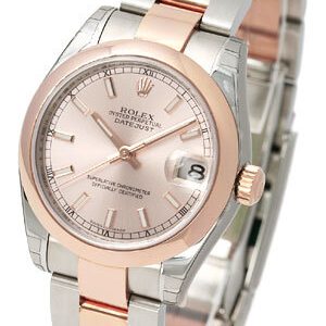 Rolex Damklocka 178241-0001 Datejust 31 Rosa/Stål Ø31 mm