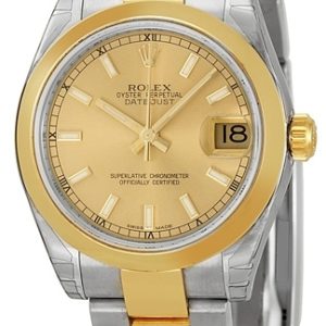 Rolex Damklocka 178243-0008 Datejust 31 Champagnefärgad/Stål Ø31 mm