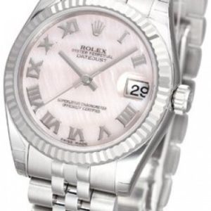 Rolex Damklocka 178274-0044 Datejust Midsize Rosa/Stål Ø31 mm