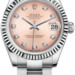 Rolex Damklocka 178274-0053 Datejust 31 Rosa/Stål Ø31 mm