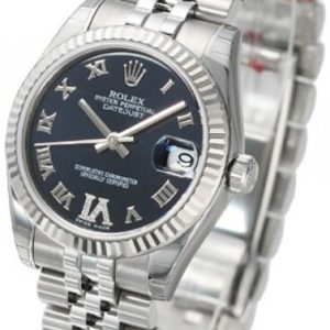 Rolex Damklocka 178274-0088 Datejust Midsize Lila/Stål Ø31 mm