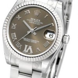 Rolex Damklocka 178274-0089 Datejust Midsize Champagnefärgad/Stål