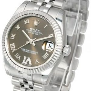 Rolex Damklocka 178274-0090 Datejust Midsize Champagnefärgad/Stål