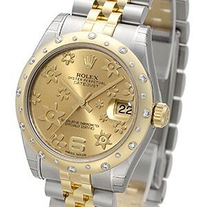 Rolex Damklocka 178343-0013 Datejust 31 Champagnefärgad/Stål Ø31 mm