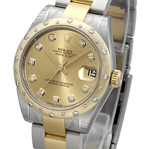 Rolex Damklocka 178343-0020 Datejust 31 Champagnefärgad/Stål Ø31 mm