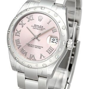 Rolex Damklocka 178344-0012 Datejust 31 Rosa/Stål Ø31 mm