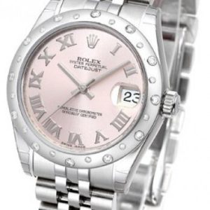 Rolex Damklocka 178344-0019 Datejust Lady Rosa/Stål Ø31 mm