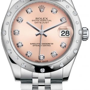 Rolex Damklocka 178344-0023 Datejust 31 Rosa/Stål Ø31 mm